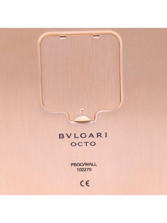Bvlgari Octo Black Dial Wall Clock main image 5